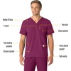 image:imageCarhartt Scrubs Unisex Force Essentials VNeck Tops with 6 PocketsWine