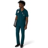 image:imageCarhartt Scrubs for Men Force CrossFlex VNeck Tops with 3 PocketsCaribbean