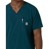 image:imageCarhartt Scrubs for Men Force CrossFlex VNeck Tops with 3 PocketsCaribbean