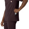 image:imageCarhartt Scrubs for Men Force CrossFlex VNeck Tops with 3 PocketsDark Sepia
