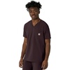 image:imageCarhartt Scrubs for Men Force CrossFlex VNeck Tops with 3 PocketsDark Sepia