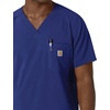 image:imageCarhartt Scrubs for Men Force CrossFlex VNeck Tops with 3 PocketsGalaxy Blue