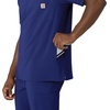 image:imageCarhartt Scrubs for Men Force CrossFlex VNeck Tops with 3 PocketsGalaxy Blue