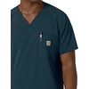 image:imageCarhartt Scrubs for Men Force CrossFlex VNeck Tops with 3 PocketsNavy