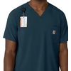 image:imageCarhartt Scrubs for Men Force CrossFlex VNeck Tops with 3 PocketsNavy