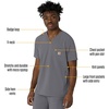 image:imageCarhartt Scrubs for Men Force CrossFlex VNeck Tops with 3 PocketsPewter