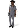 image:imageCarhartt Scrubs for Men Force CrossFlex VNeck Tops with 3 PocketsPewter
