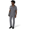 image:imageCarhartt Scrubs for Men Force CrossFlex VNeck Tops with 3 PocketsPewter