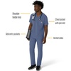 image:imageCarhartt Scrubs for Men Force CrossFlex VNeck Tops with 3 PocketsRiverside