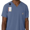 image:imageCarhartt Scrubs for Men Force CrossFlex VNeck Tops with 3 PocketsRiverside