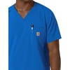 image:imageCarhartt Scrubs for Men Force CrossFlex VNeck Tops with 3 PocketsRoyal