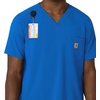 image:imageCarhartt Scrubs for Men Force CrossFlex VNeck Tops with 3 PocketsRoyal