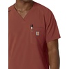 image:imageCarhartt Scrubs for Men Force CrossFlex VNeck Tops with 3 PocketsSable