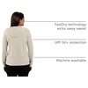 image:imageCarhartt Womens 106236 Womens Force Sun Defender Lightweight LongSlChalk