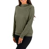 image:imageCarhartt Womens 106236 Womens Force Sun Defender Lightweight LongSlDusty Olive