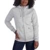 image:imageCarhartt Womens Clarksburg FullZip SweatshirtAsphalt Heather Nep