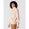 image:imageCarhartt Womens Clarksburg QuarterZip SweatshirtLight Taupe Heather