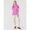 image:imageCarhartt Womens Dearborn Loose Floral TShirtElectric Fuchsia