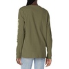 image:imageCarhartt Womens Dearborn Loose LS Logo TShirtBasil Heather