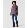 image:imageCarhartt Womens Dearborn Loose LS Logo TShirtBlackberry Heather