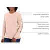 image:imageCarhartt Womens Dearborn Loose LS Logo TShirtGeorgia Peach