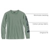 image:imageCarhartt Womens Dearborn Loose LS Logo TShirtJade Heather