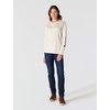 image:imageCarhartt Womens Dearborn Loose LS Logo TShirtMaltCarhartt Brown