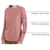 image:imageCarhartt Womens Dearborn Loose LS Logo TShirtRose Tint Heather