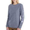 image:imageCarhartt Womens Dearborn Loose LS Logo TShirtWisteria Heather