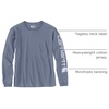 image:imageCarhartt Womens Dearborn Loose LS Logo TShirtWisteria Heather