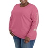 image:imageCarhartt Womens Dearborn Loose LS Logo TShirtWoodrose