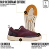 image:imageCarhartt Womens Detroit Lined Slip on  Safety Work ShoesPurple