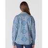 image:imageCarhartt Womens Durham Knit OvershirtB Yellowtail Iron Blue Print