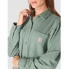 image:imageCarhartt Womens Durham Knit OvershirtGreen Slate
