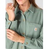image:imageCarhartt Womens Durham Knit OvershirtGreen Slate