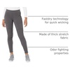 image:imageCarhartt Womens Force Fitted Midweight Utility LeggingOyster Gray