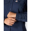 image:imageCarhartt Womens Force Relaxed Fit Lightweight Long Sleeve ShirtNavy
