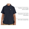 image:imageCarhartt Womens Force Relaxed Fit Lightweight Short Sleeve ShirtNavy