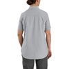 image:imageCarhartt Womens Force Relaxed Fit Lightweight Short Sleeve ShirtSteel