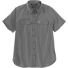 image:imageCarhartt Womens Force Relaxed Fit Lightweight Short Sleeve ShirtSteel