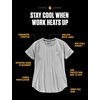 image:imageCarhartt Womens Force Relaxed Fit Midweight Pocket TShirt 105415Basil Heather