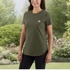 image:imageCarhartt Womens Force Relaxed Fit Midweight Pocket TShirt 105415Basil Heather