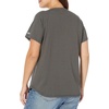 image:imageCarhartt Womens Force Relaxed Fit Midweight Pocket TShirt 105415Carbon Heather Closeout