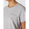 image:imageCarhartt Womens Force Relaxed Fit Midweight Pocket TShirt 105415Heather Grey