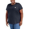 image:imageCarhartt Womens Force Relaxed Fit Midweight Pocket TShirt 105415Navy Closeout