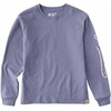 image:imageCarhartt Womens Irvine Loose Ls Logo TShirtApproaching Storm Heather