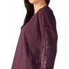 image:imageCarhartt Womens Irvine Loose Ls Logo TShirtDeep Cherrywood