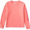 image:imageCarhartt Womens Irvine Loose Ls Logo TShirtFire Coral