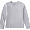 image:imageCarhartt Womens Irvine Loose Ls Logo TShirtHeather Gray