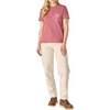 image:imageCarhartt Womens Irvine Relaxed Floral Pocket TShirtDark Rose Tint